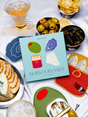 Hors D'oeuvres Cocktail Napkins embroidery