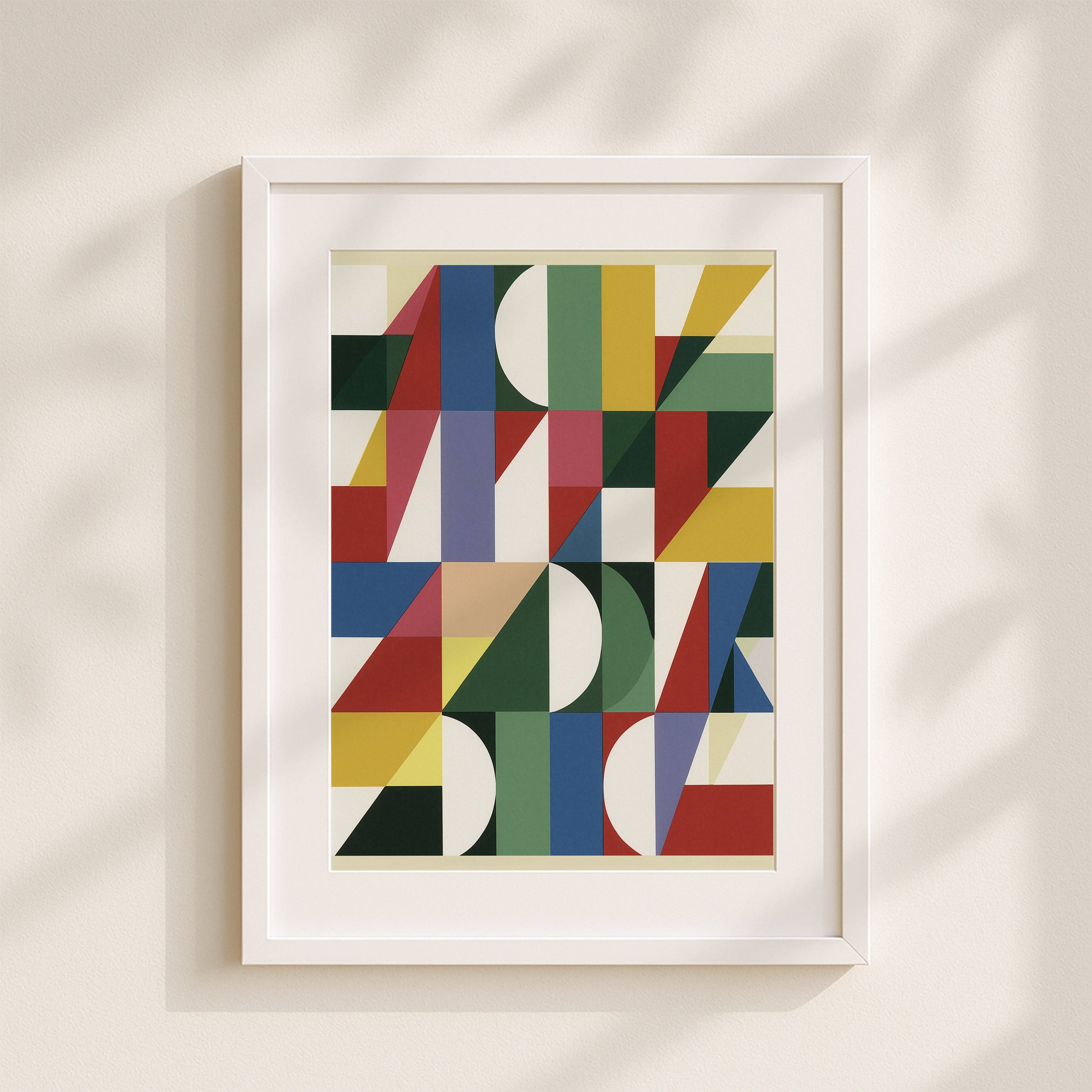 Construct No. 05 shown framed