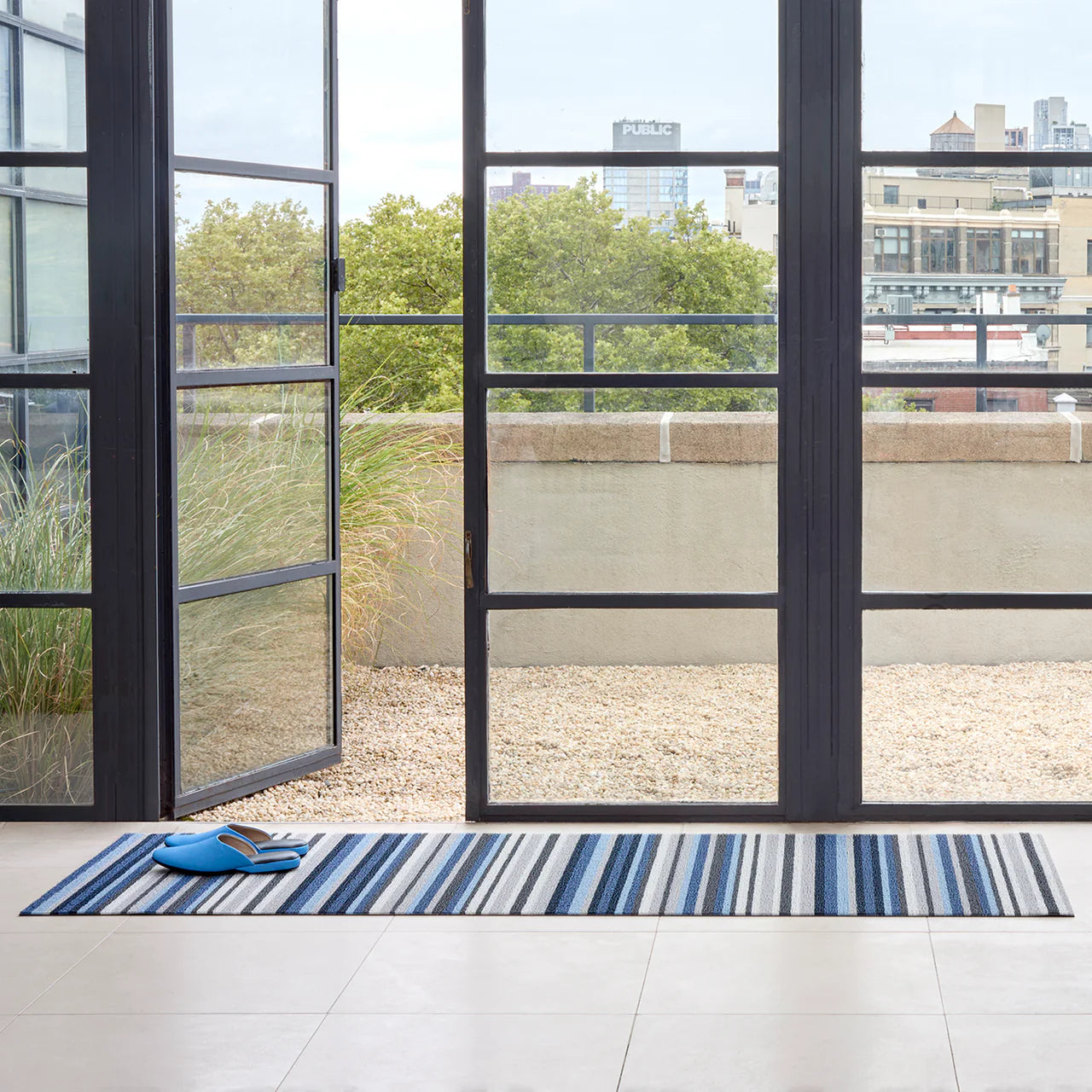 Horizon Stripe Shag Runner