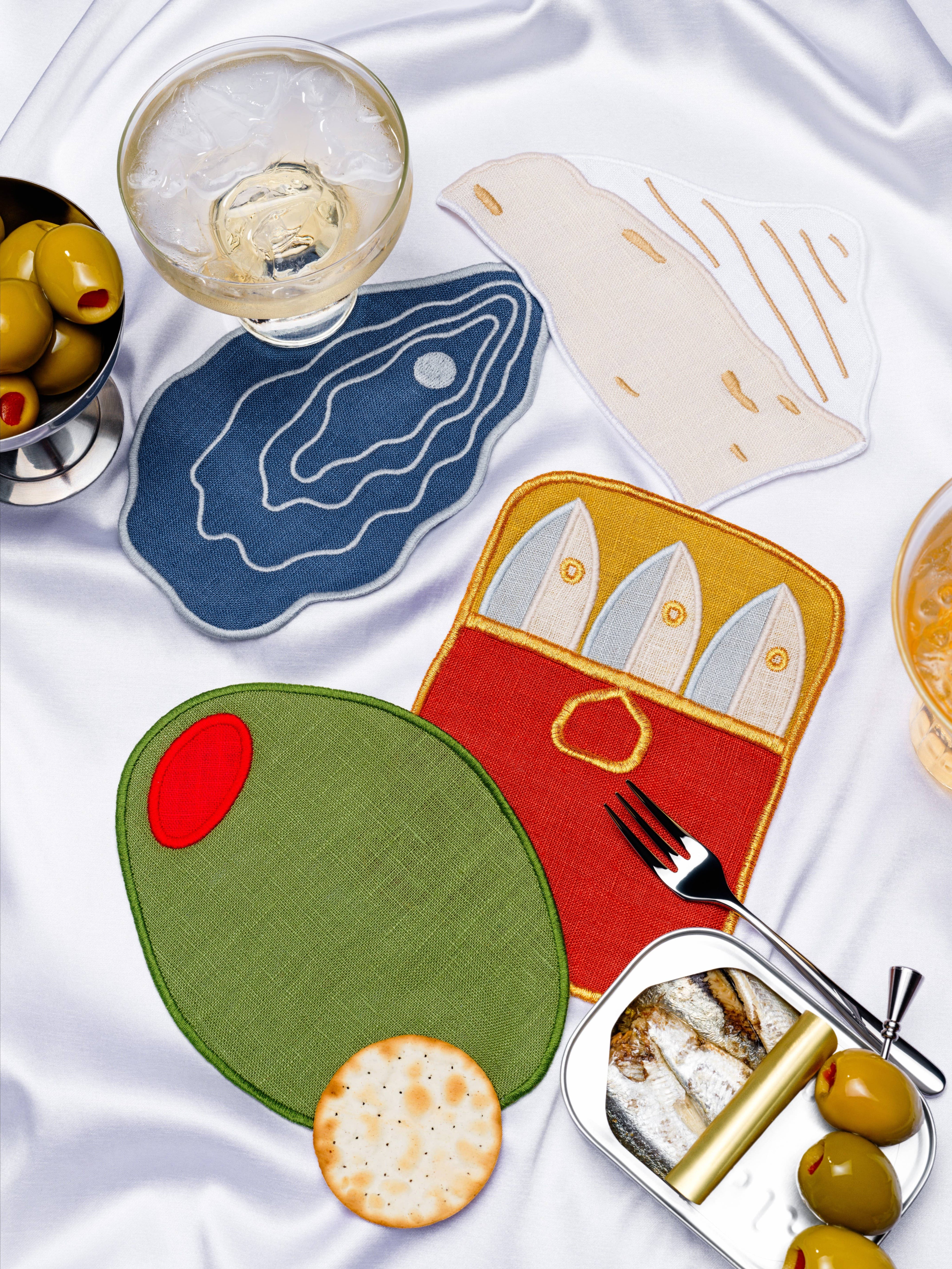 Hors D'oeuvres Cocktail Napkins detail