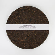 Smoked Cork Trivet Large