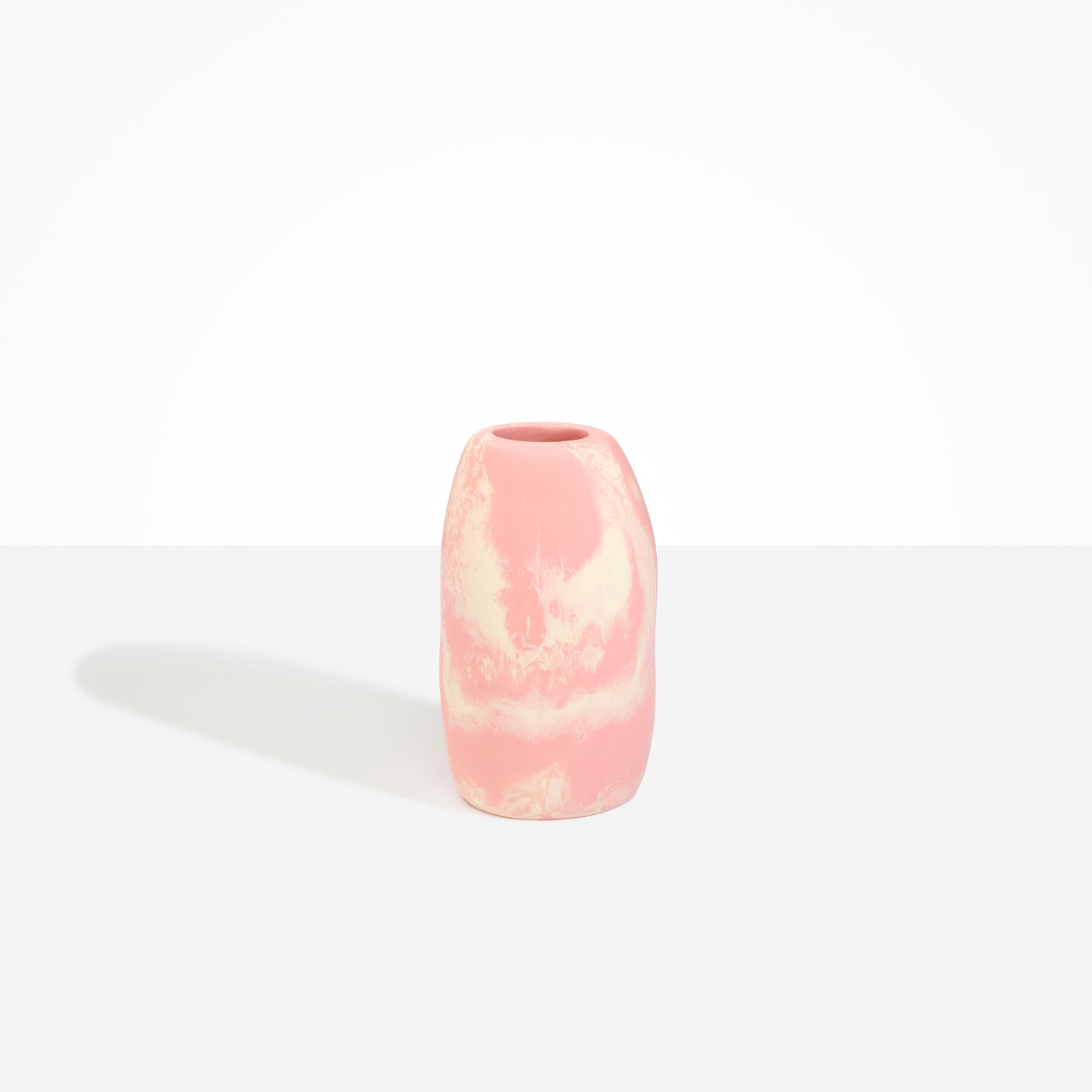 Medium Pebble Vase in Blossom by Dinosaur Designs, hand-cast resin