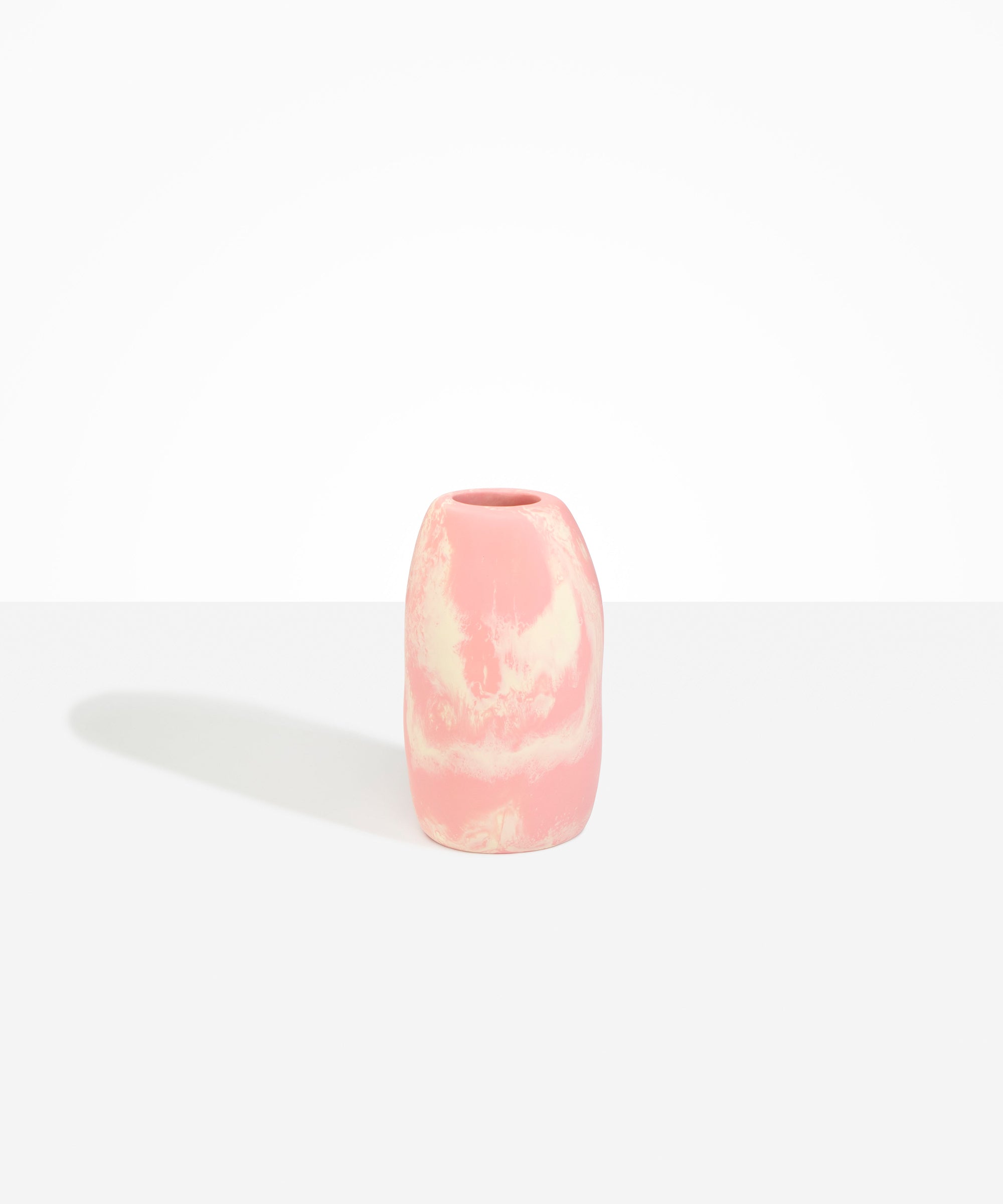 Medium Pebble Vase in Blossom by Dinosaur Designs, hand-cast resin