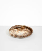 Large Earth Bowl in Cappuccino by Dinosaur Designs, hand-cast resin
