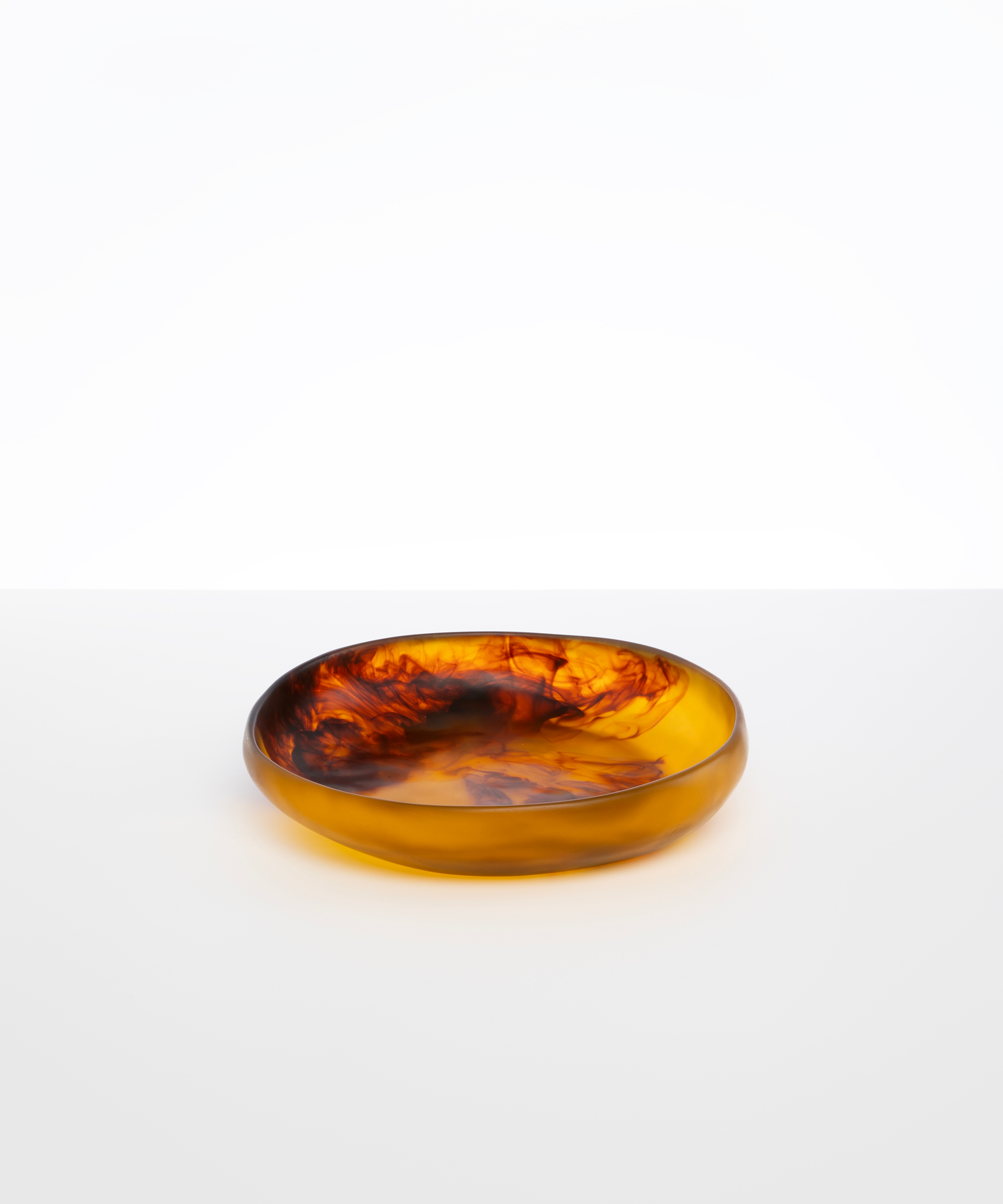 Medium Earth Bowl in Tortoise by Dinosaur Designs, hand-cast resin