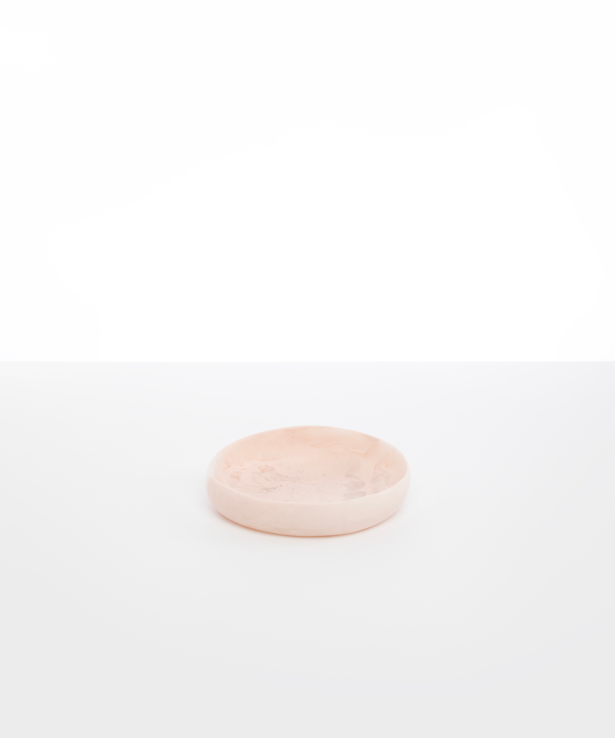 Small Earth Bowl in Rose Swirl by Dinosaur Designs, hand-cast resin