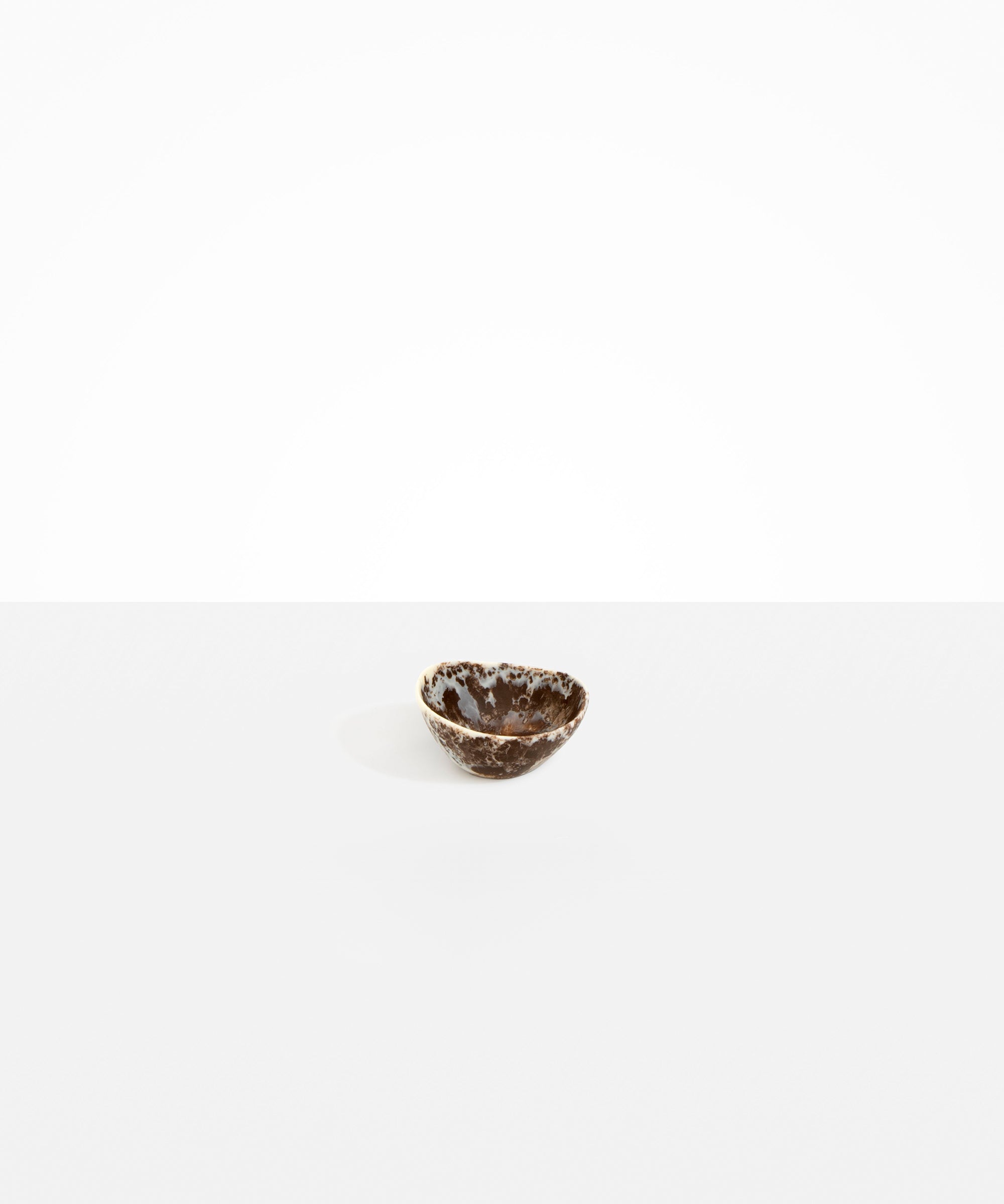 Flow Spice Dish in Cappuccino by Dinosaur Designs, hand-cast resin