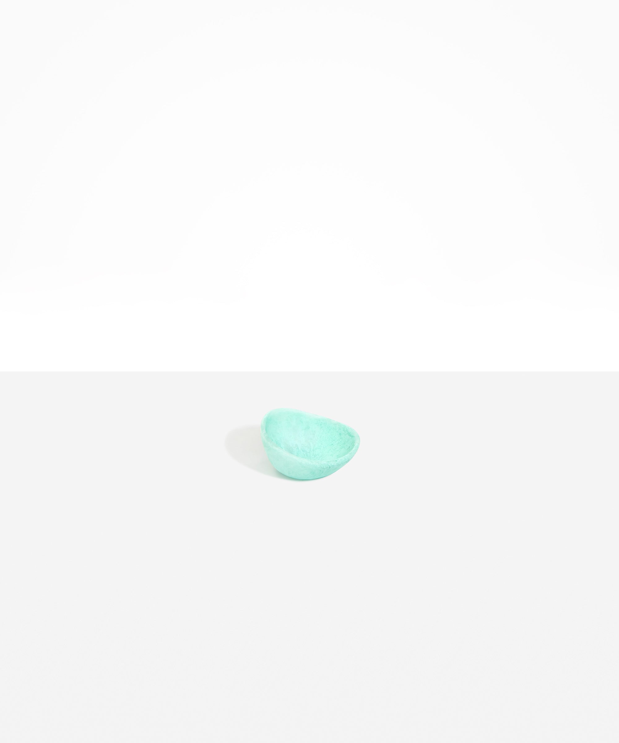 Flow Spice Dish in Mint by Dinosaur Designs, hand-cast resin