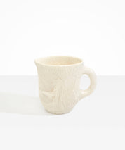 Large Rock Jug in Chalk Swirl by Dinosaur Designs, hand-cast resin