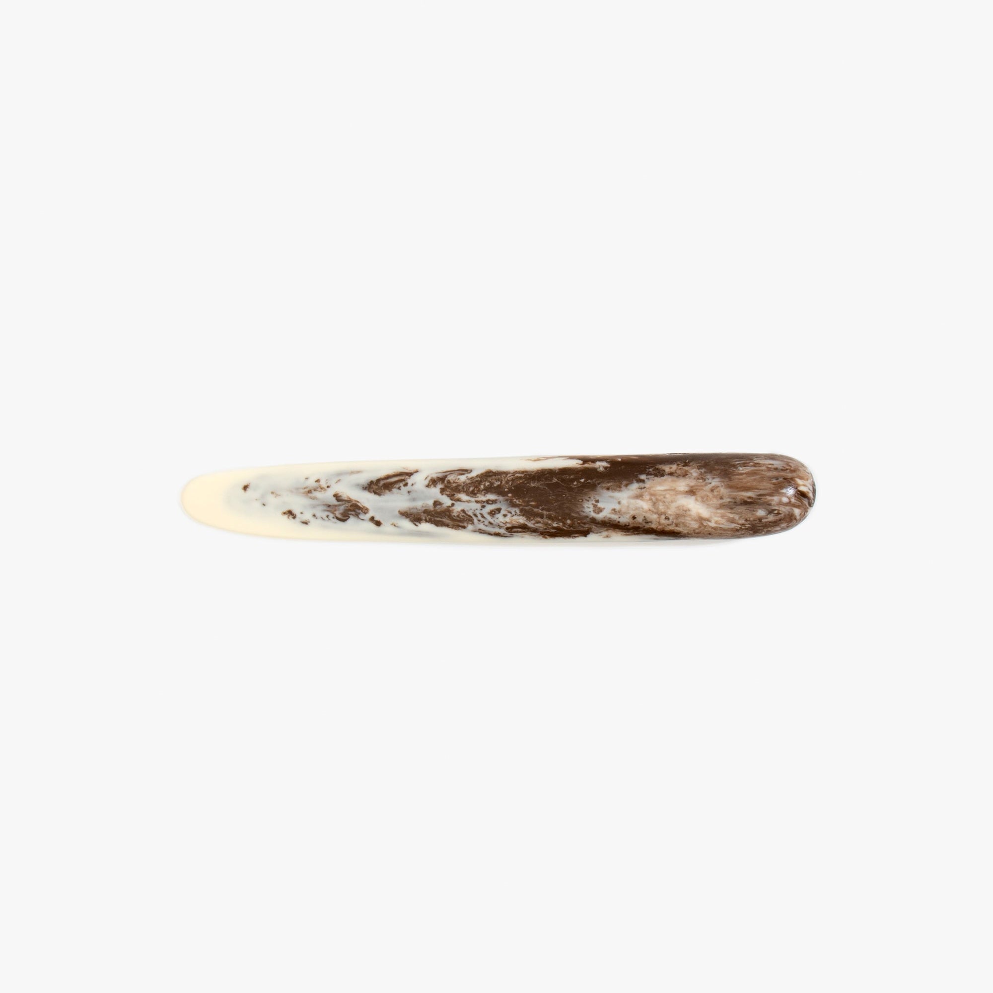 Stone Cheese Knife in Cappuccino by Dinosaur Designs, hand-cast resin