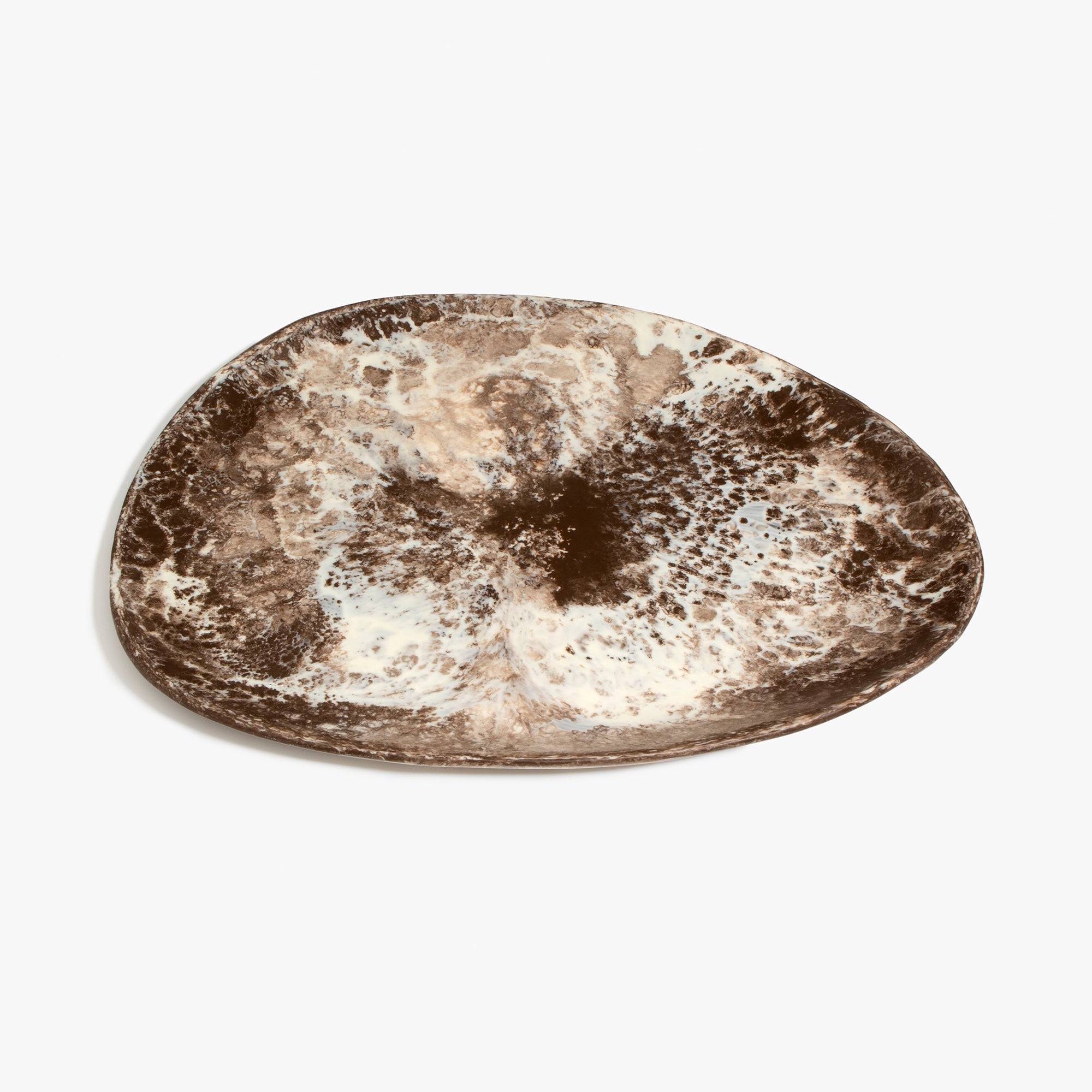 Large Pebble Platter, styled by Dinosaur Designs, hand-cast resin