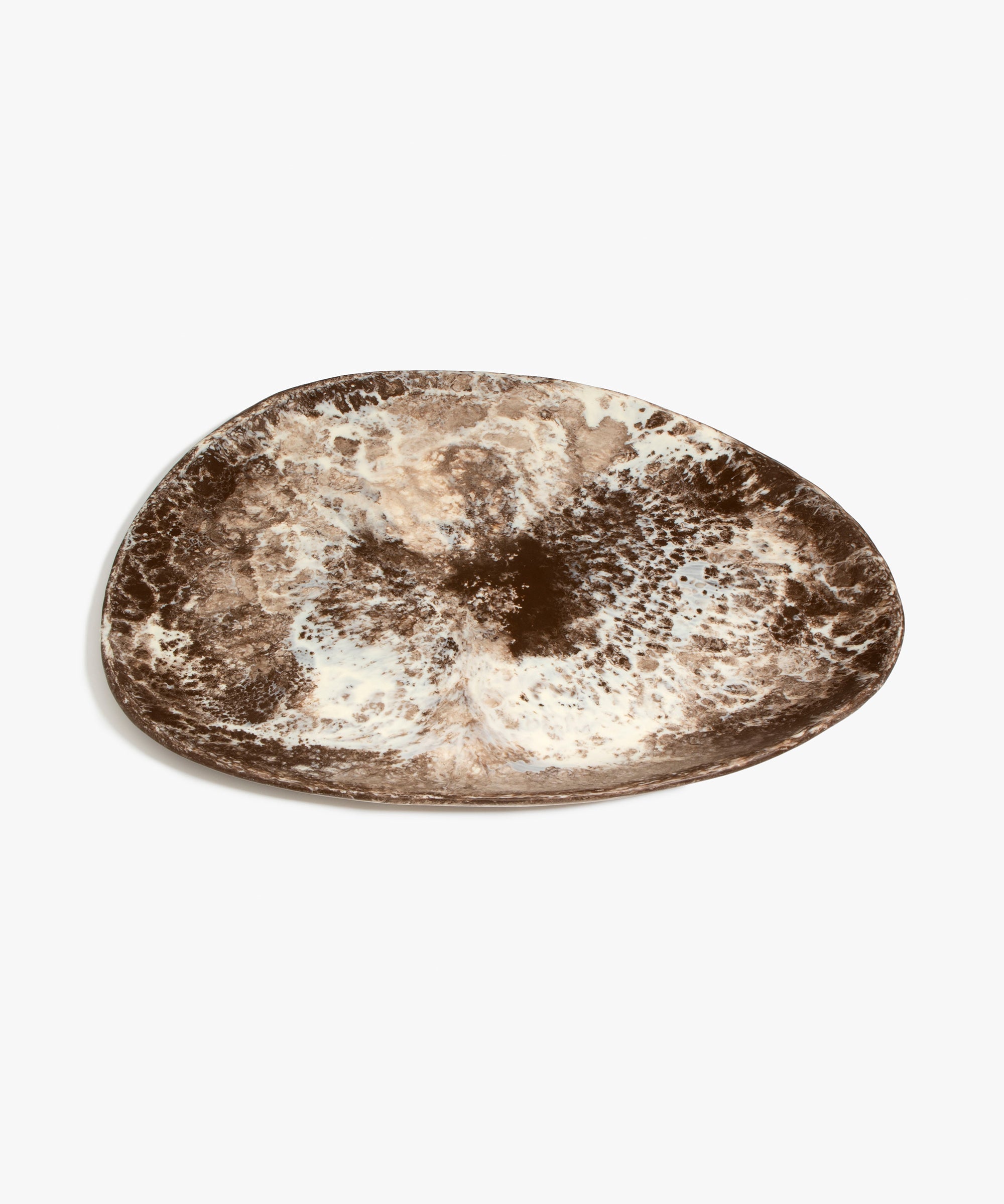Large Pebble Platter, styled by Dinosaur Designs, hand-cast resin