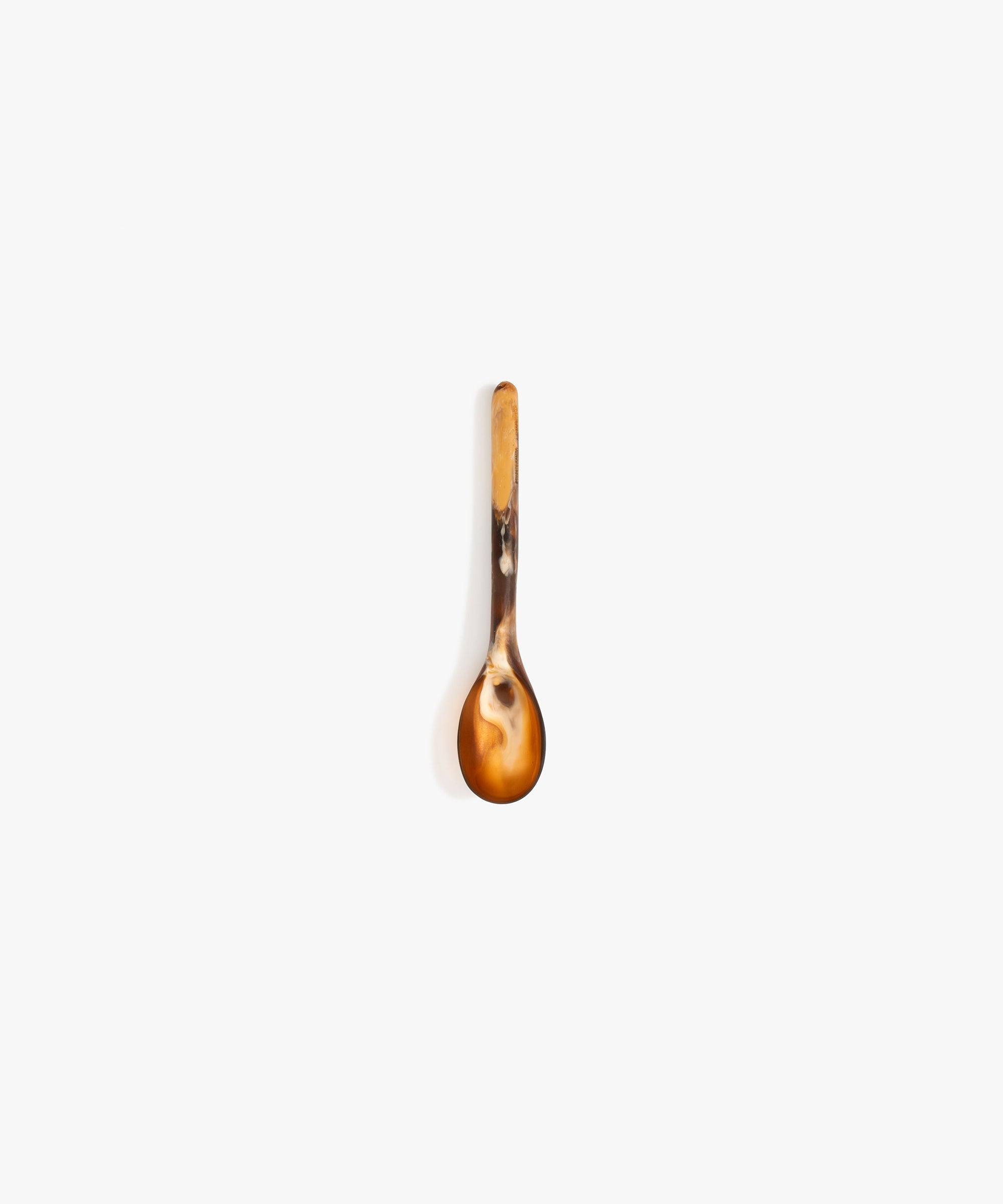 Stone Spoon in Dark Horn by Dinosaur Designs, hand-cast resin