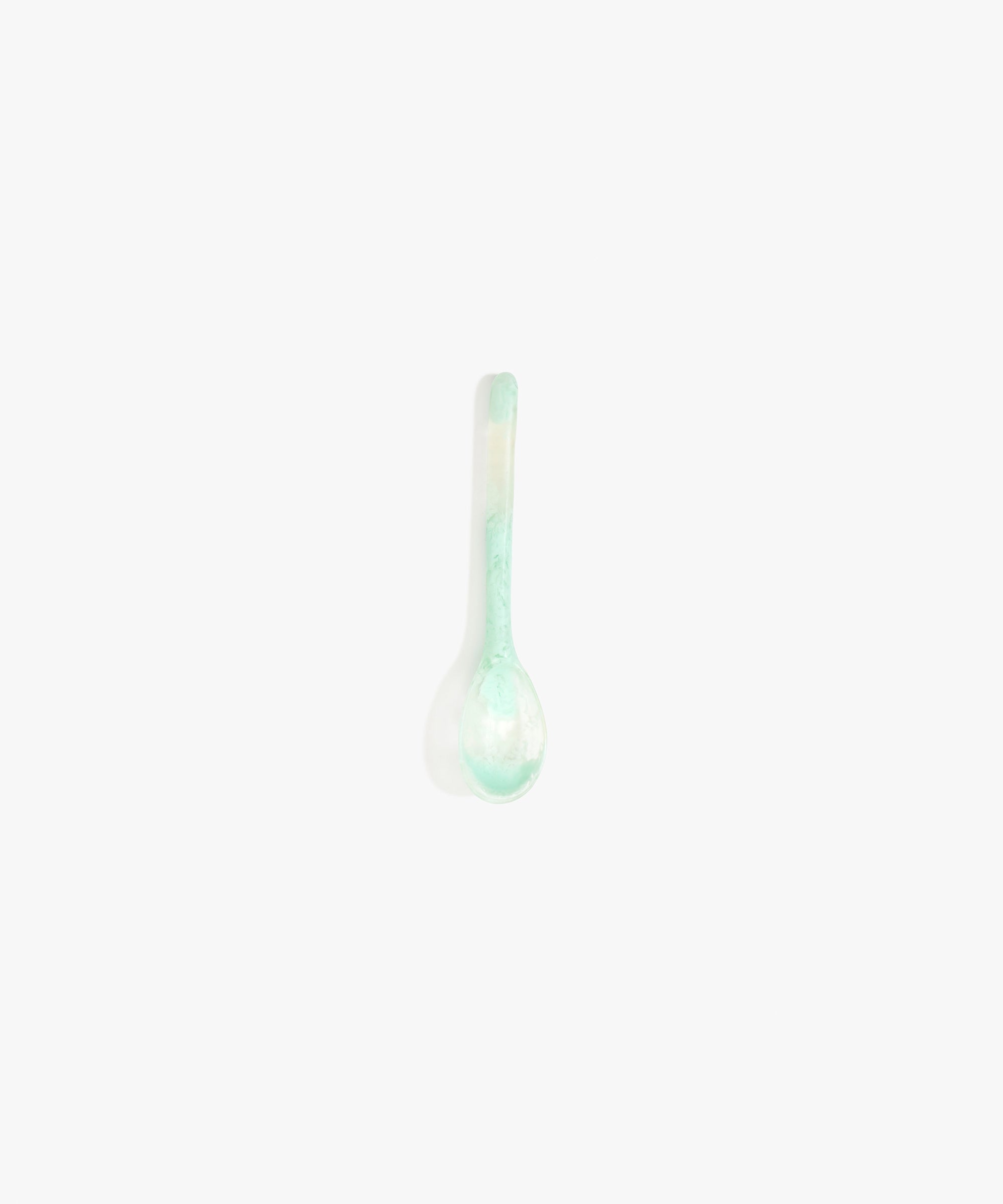 Stone Spoon in Mint by Dinosaur Designs, hand-cast resin