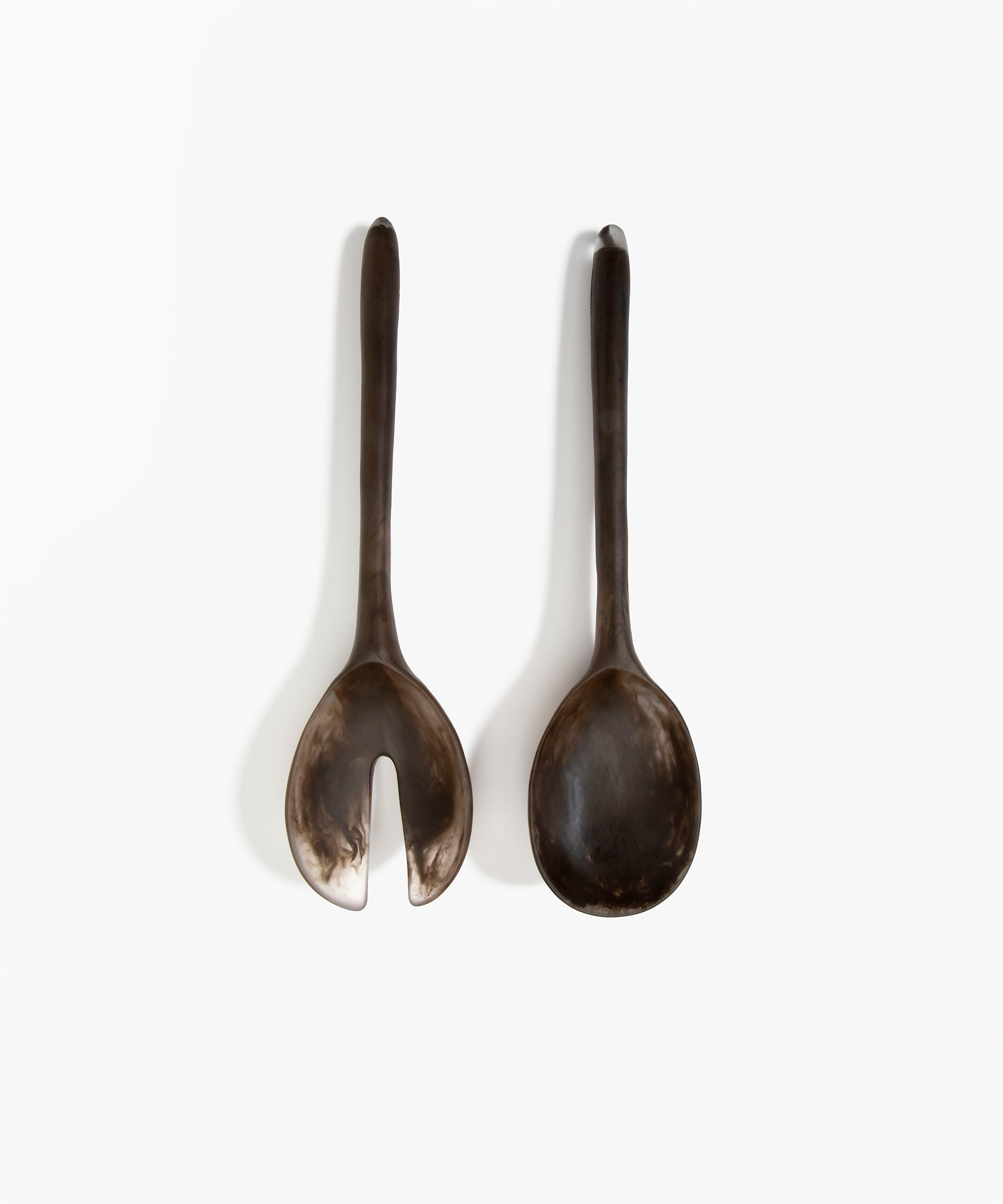 Long Stone Servers in Cocoa by Dinosaur Designs, hand-cast resin