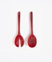 Long Stone Servers in Cranberry by Dinosaur Designs, hand-cast resin