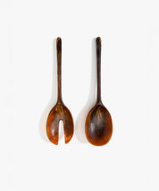 Long Stone Servers in Dark Horn by Dinosaur Designs, hand-cast resin