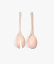 Long Stone Servers in Rose Swirl by Dinosaur Designs, hand-cast resin