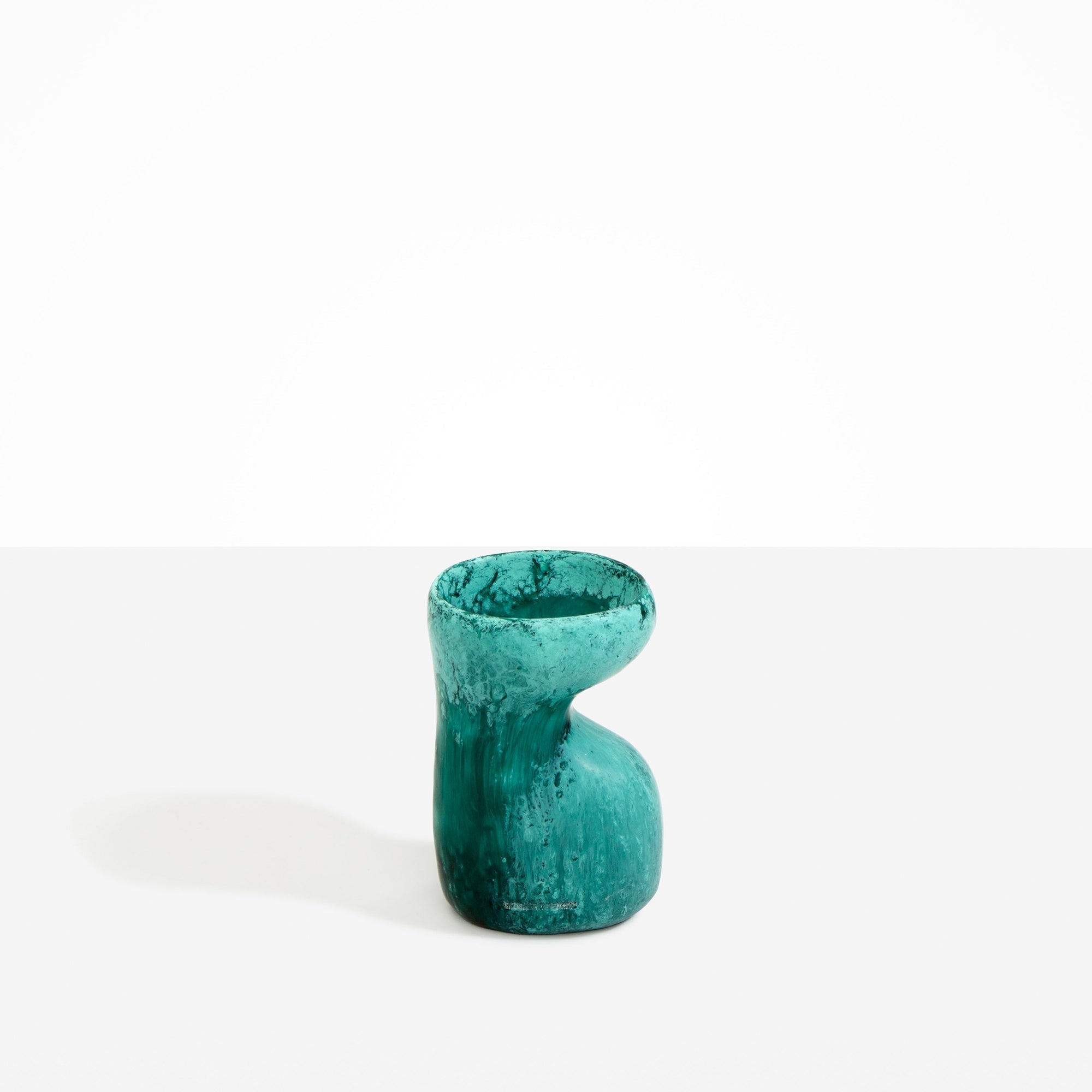 Small Sprout Vase in Lichen by Dinosaur Designs, hand-cast resin