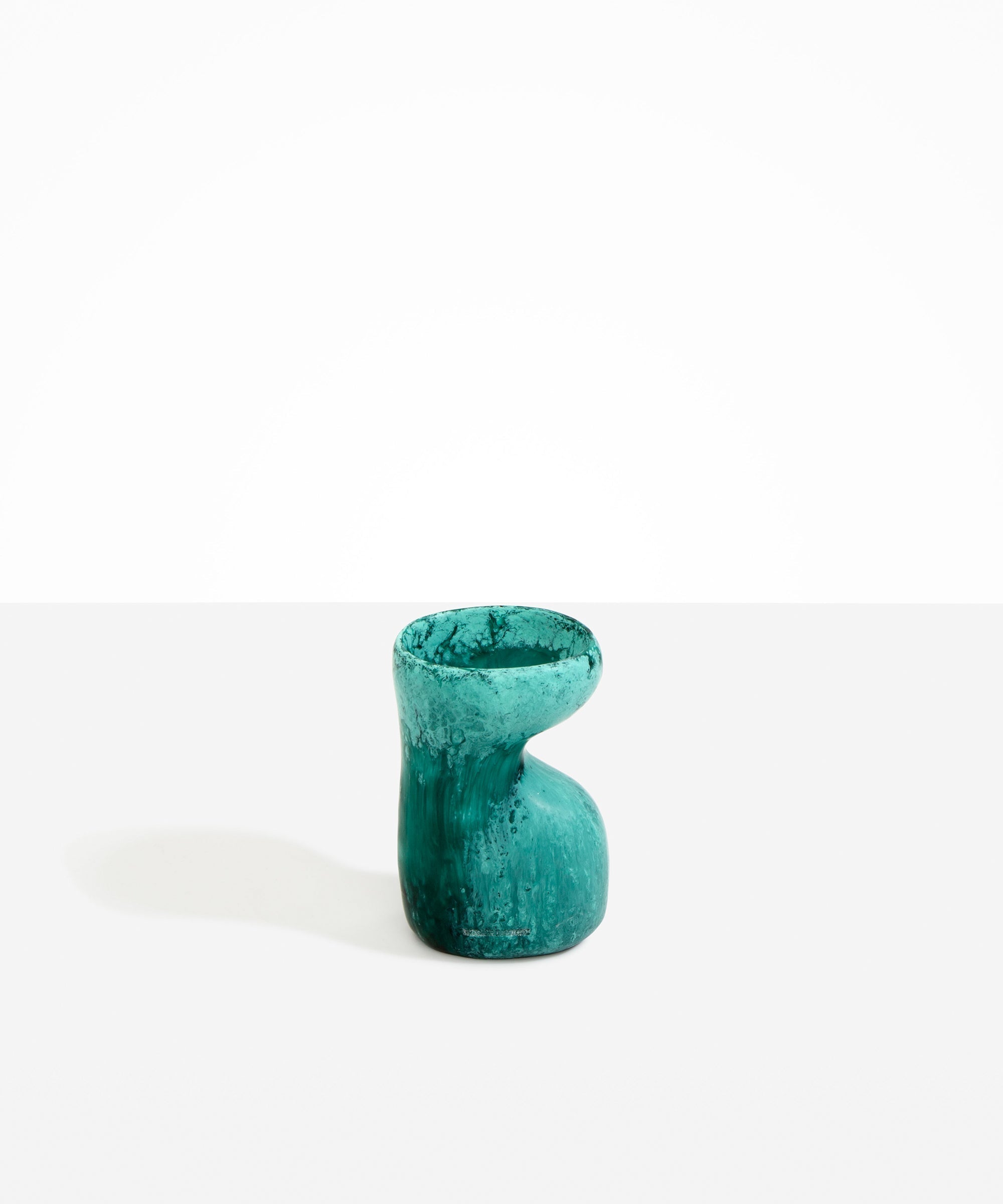 Small Sprout Vase in Lichen by Dinosaur Designs, hand-cast resin