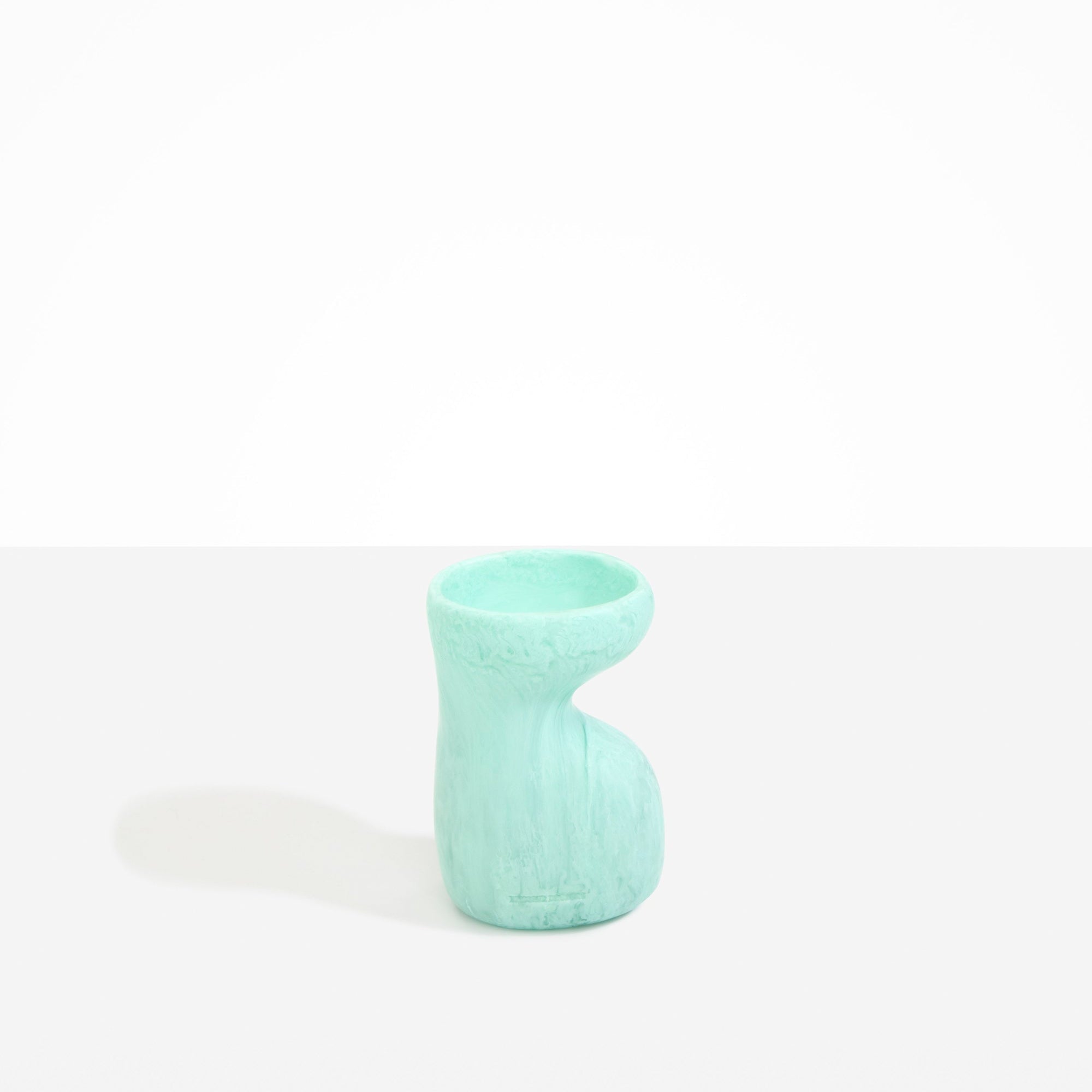 Small Sprout Vase in Mint by Dinosaur Designs, hand-cast resin