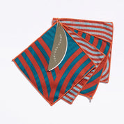 Comb Cocktail Napkins - Garnet