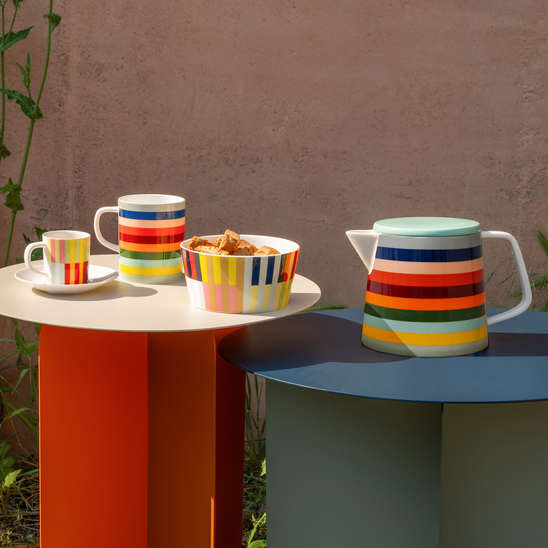 Remember Havanna cereal bowl styled with the porcelain collection