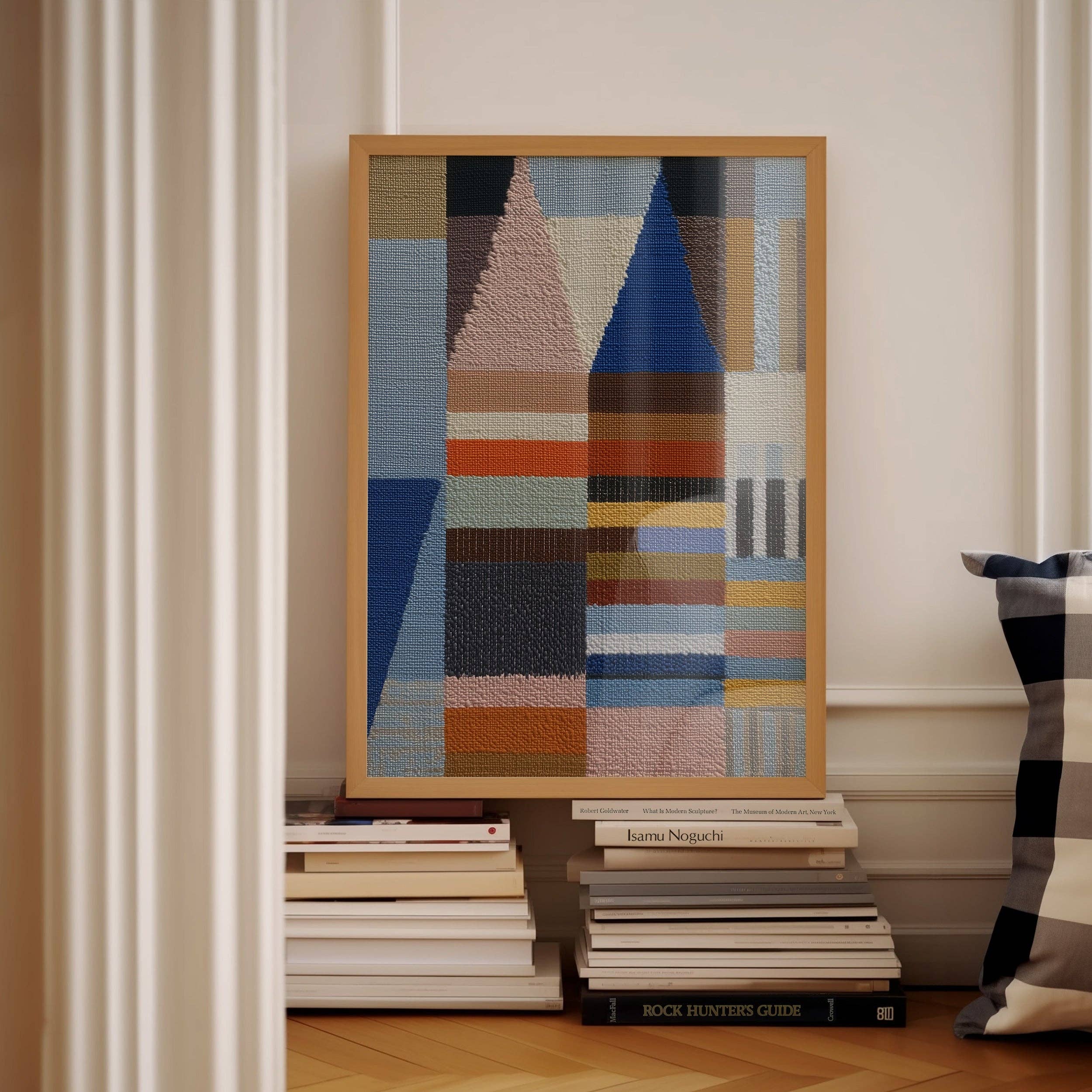 Woven Perspectives No. 04 shown framed