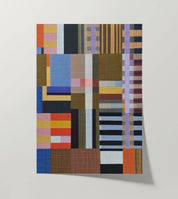Woven Perspectives No. 02 framed and hung on a wall