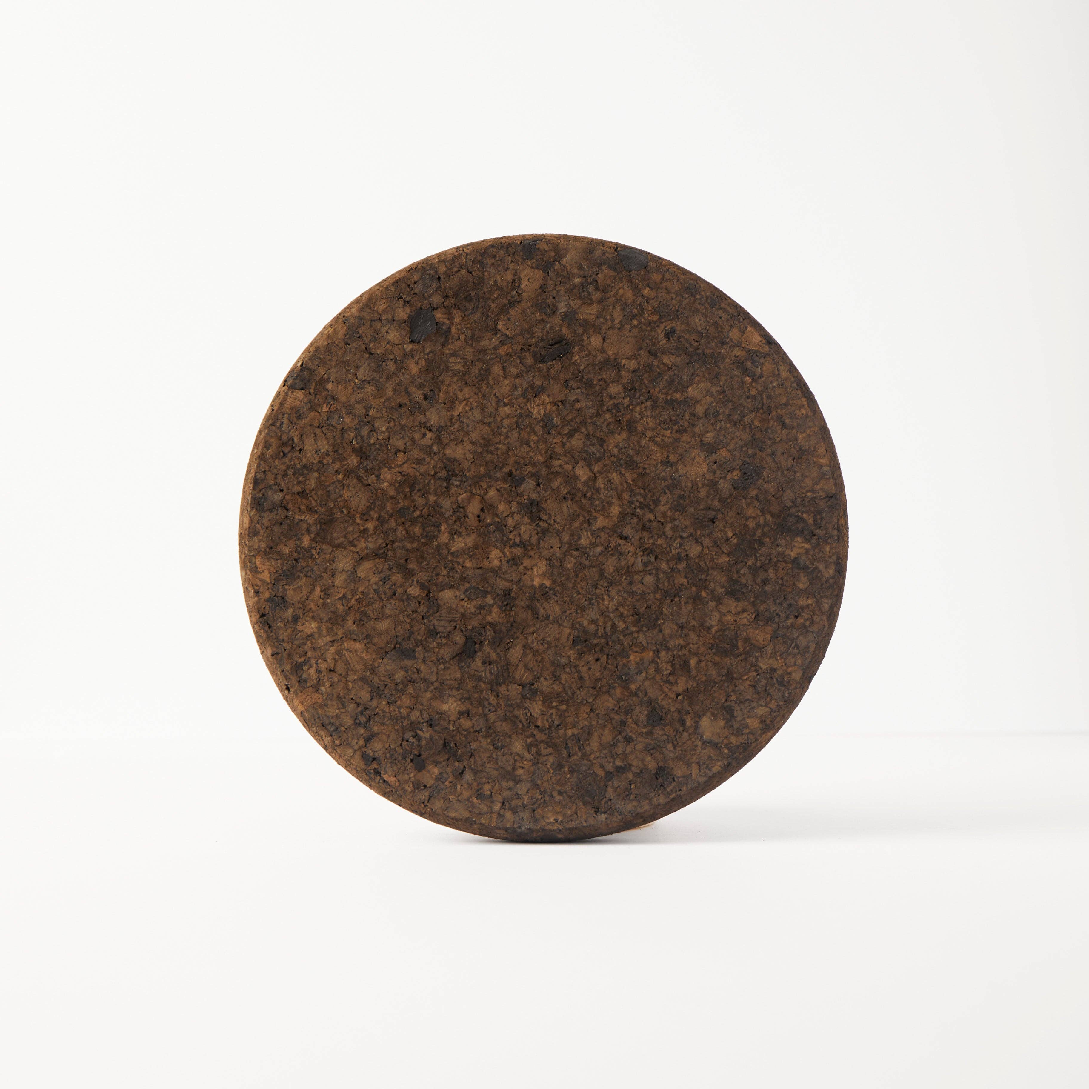 Smoked Cork Trivet Small styled