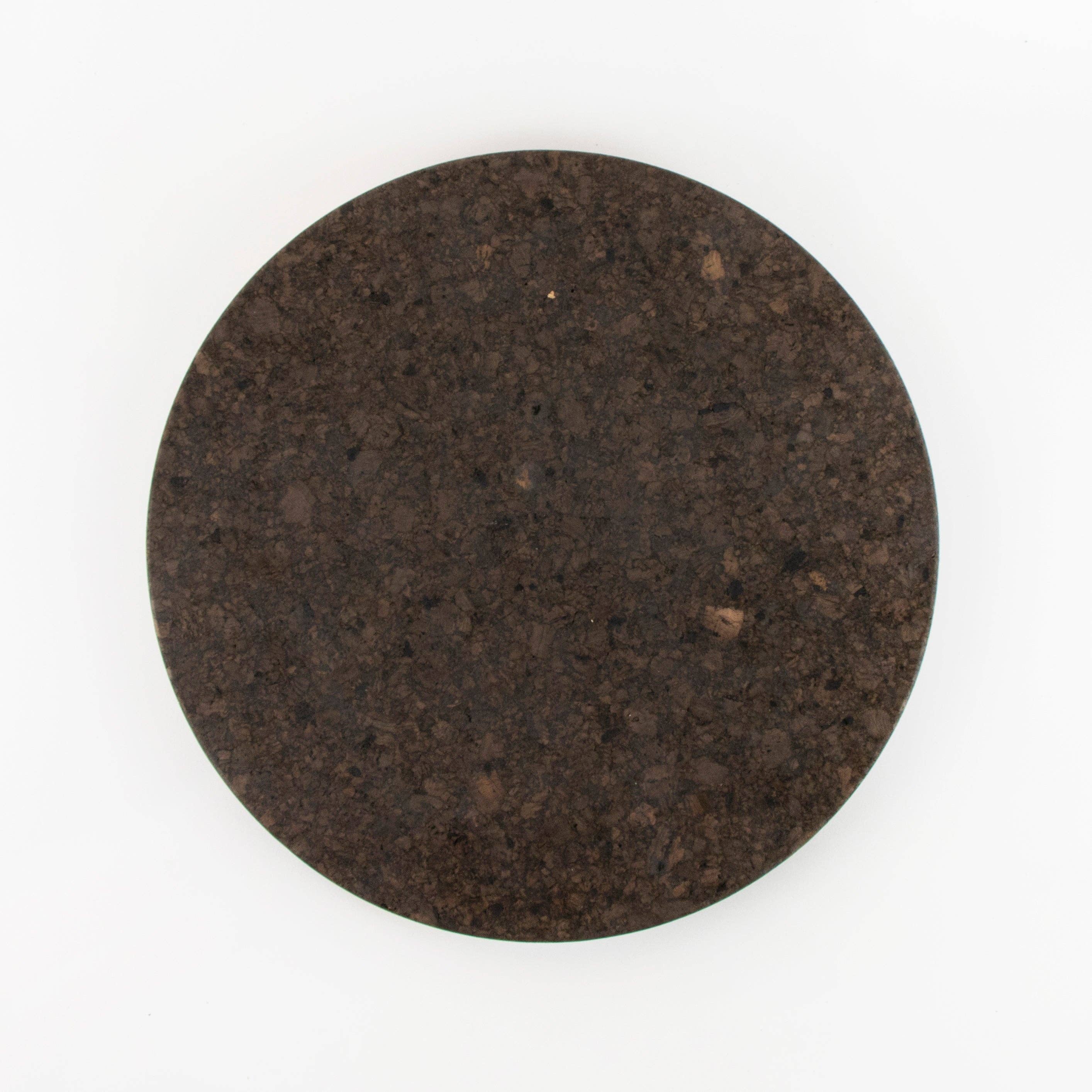 Smoked Cork Trivet Large detail