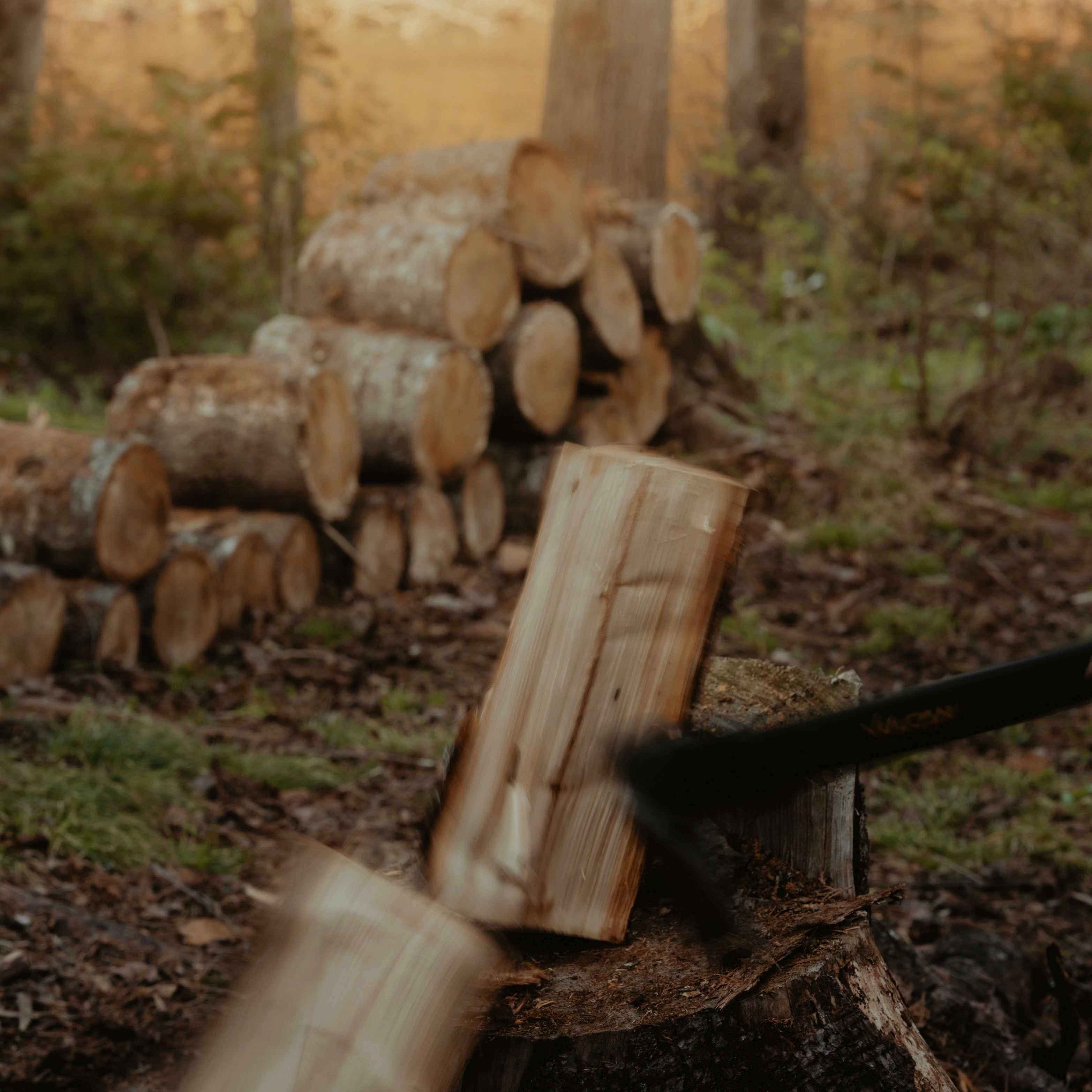 The Lumberjack Candle - Birch + Smoke, lifestyle