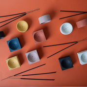 Terrazzo Square Incense Holder