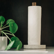 Walnut Paper Towel Holder