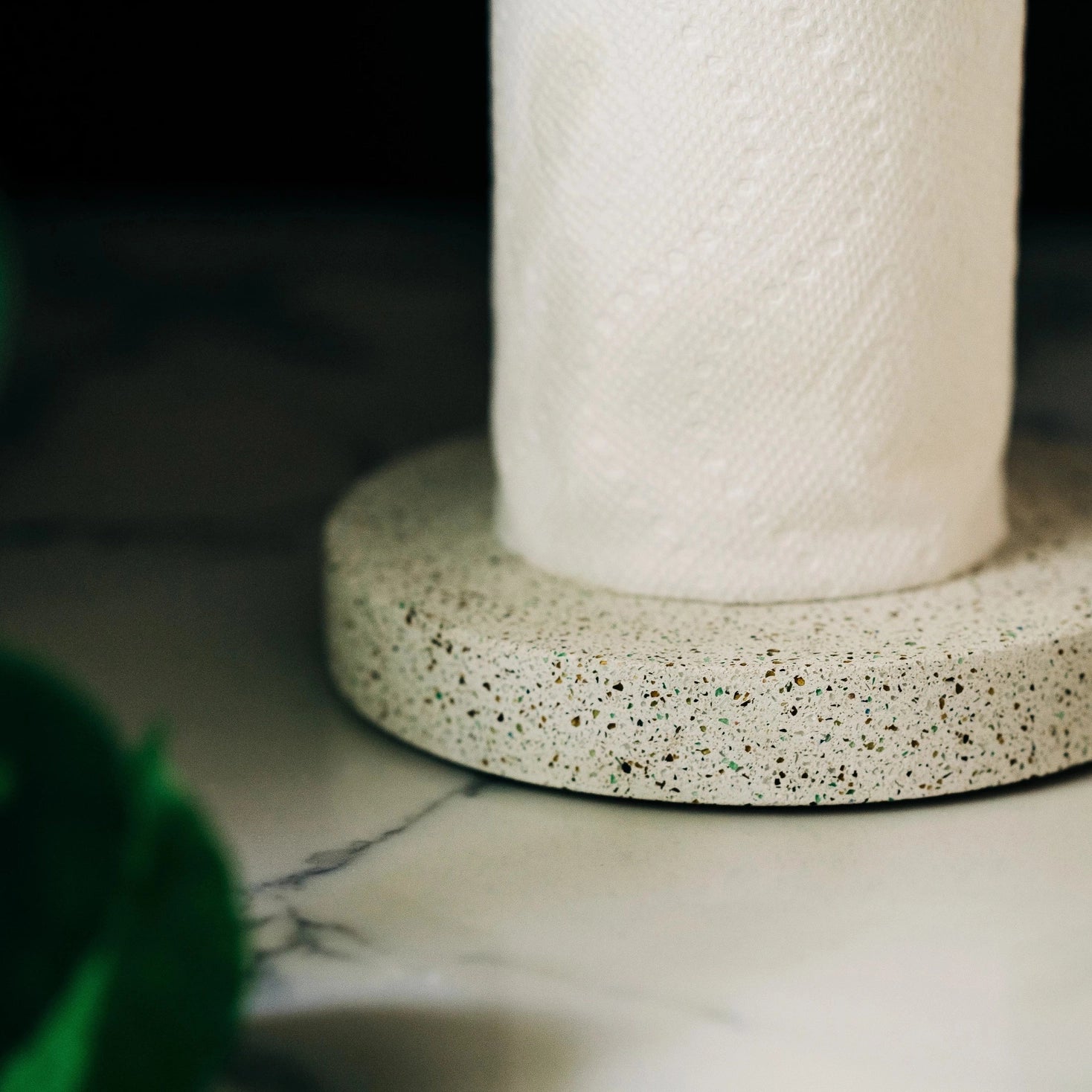 Walnut Paper Towel Holder