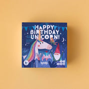 Londji Happy Birthday Unicorn reversible progressive puzzle set