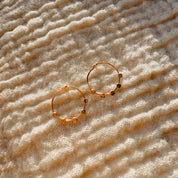 Sense Earrings shown from a second angle