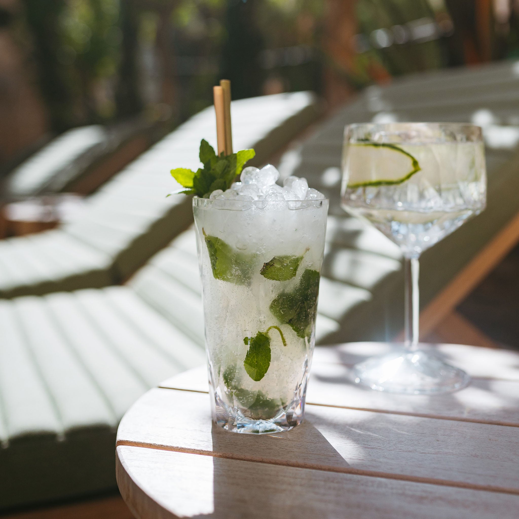 koziol Superglas CLUB No. 6 drinking glass, lifestyle