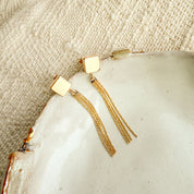 Wander Earrings shown from a second angle